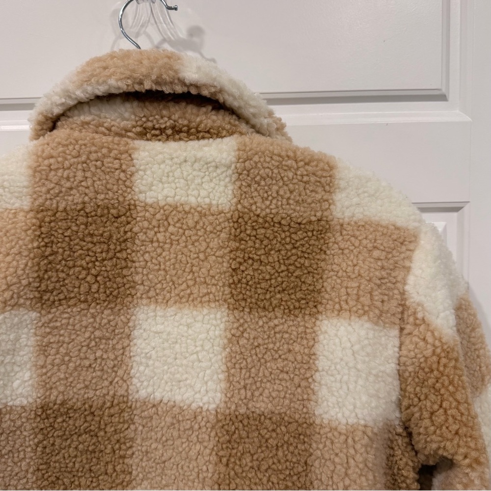Anthropologie Avec Les Filles Sherpa Jacket XS | Cozy Teddy Coat - Picture 8 of 8